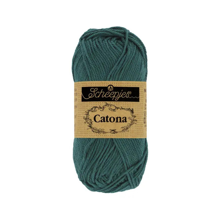 Scheepjes Catona 50g - bleu canard foncé (244)