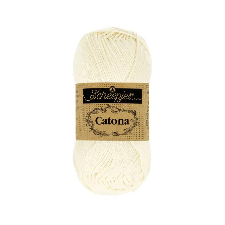 Scheepjes Catona 50g - blanc ivoire (130)