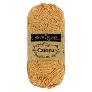 Scheepjes Catona 50g - jaune topaze (179)