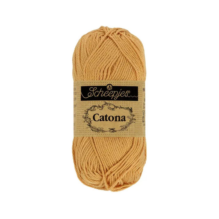 Scheepjes Catona 50g - jaune topaze (179)