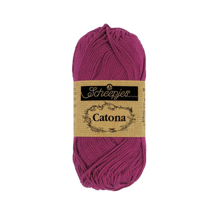 Scheepjes Catona 50g - pourpre (128)