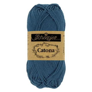 Scheepjes Catona 50g - bleu marine clair (164)
