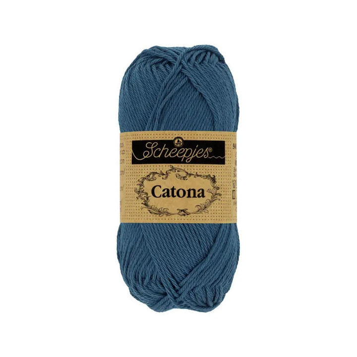 Scheepjes Catona 50g - bleu marine clair (164)