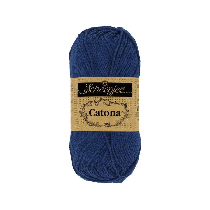 Scheepjes Catona 50g - bleu minuit (527)