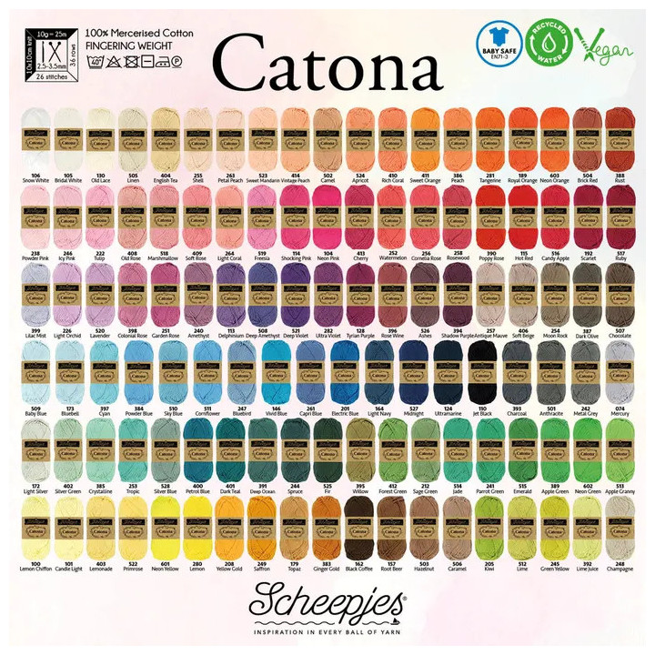 Scheepjes Catona 50g - gingembre doré (383)