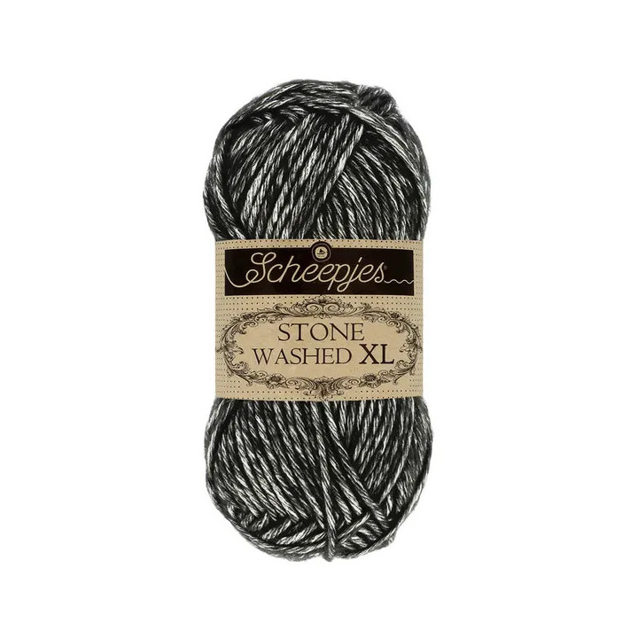 Scheepjes Stone Washed XL 50g - onyx noir (843)