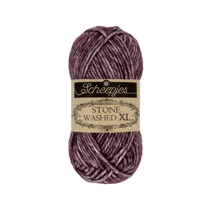 Scheepjes Stone Washed XL 50g - aubergine foncé (870)