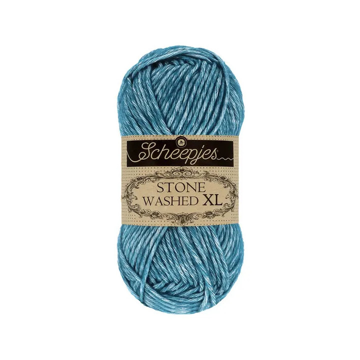 Scheepjes Stone Washed XL 50g - bleu pétrole (845)