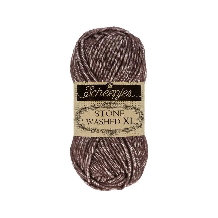 Scheepjes Stone Washed XL 50g - marron obsidienne (869)