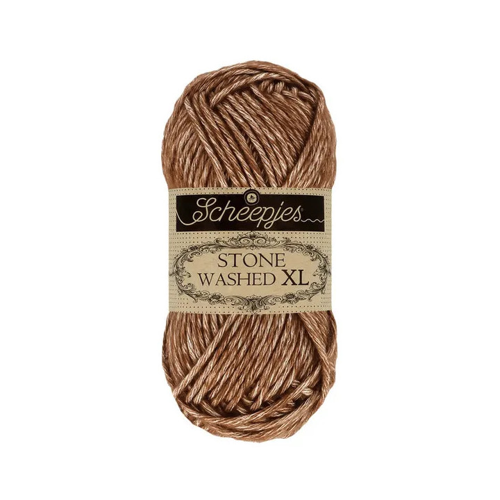 Scheepjes Stone Washed XL 50g - brun agathe (862)