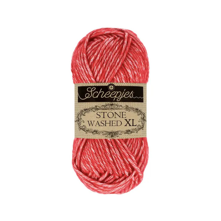 Scheepjes Stone Washed XL 50g - rouge vif (863)