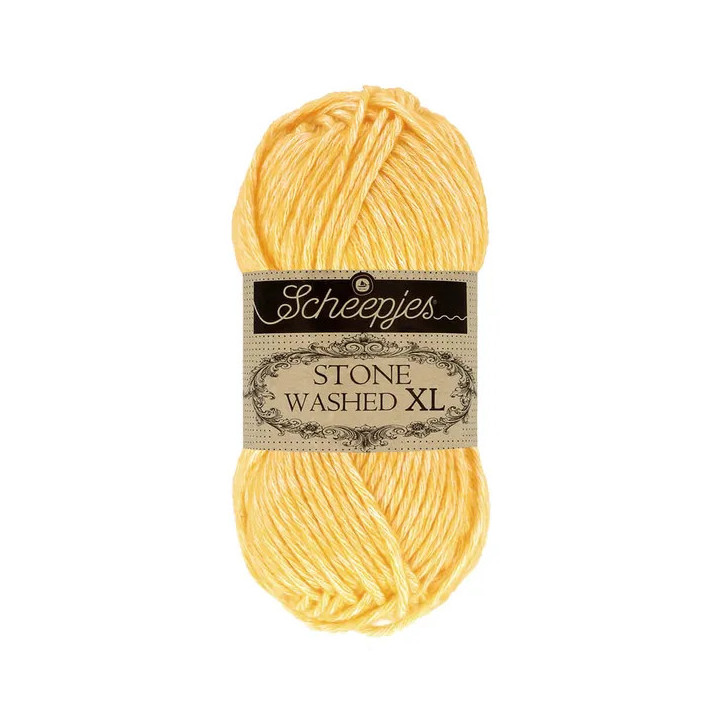 Scheepjes Stone Washed XL 50g - jaune citron (873)