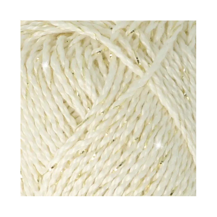 Scheepjes Catona Shine 50g - bridal white gold (105 G)