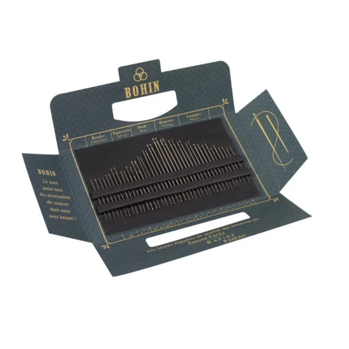 40 aiguilles à coudre à la main Bohin - Les voyages de Benjamin