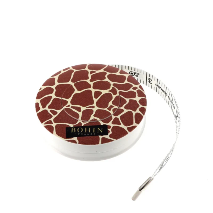 Mètre enrouleur girafe Bohin 150 cm