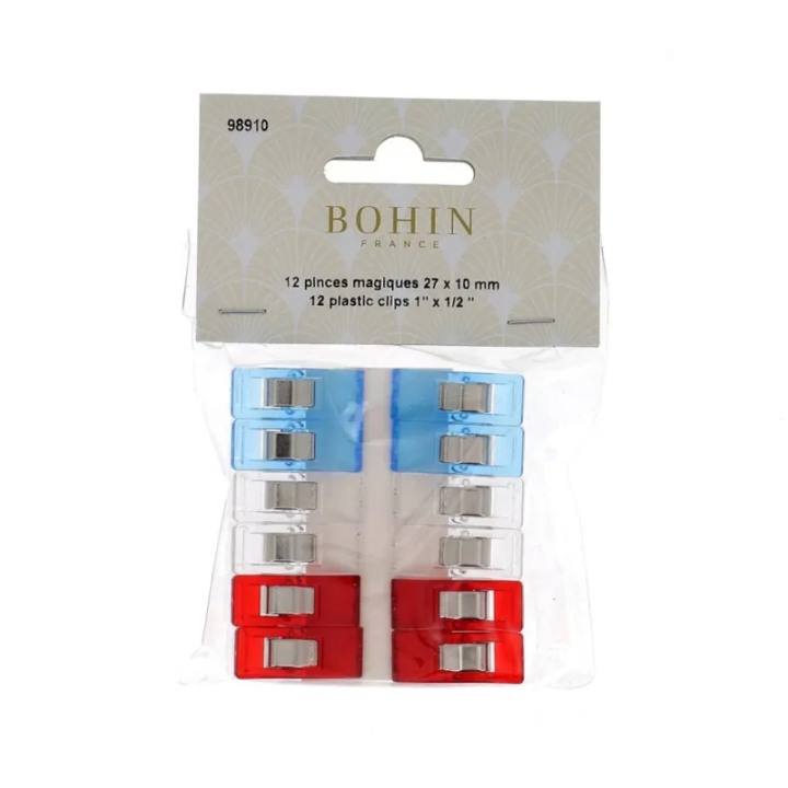 Pinces magiques Bohin – Lot de 12