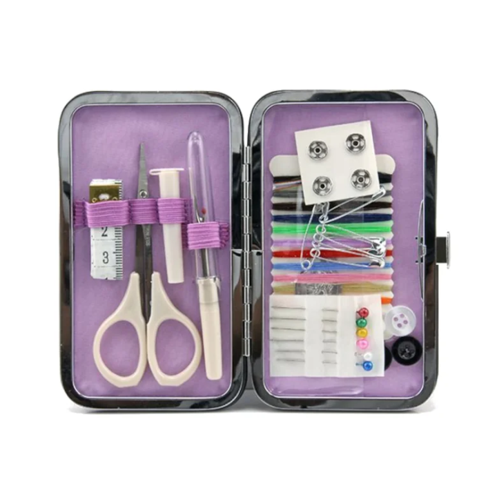 Kit de couture Reine des Neiges – Trousse de voyage 7 x 12 x 2 cm