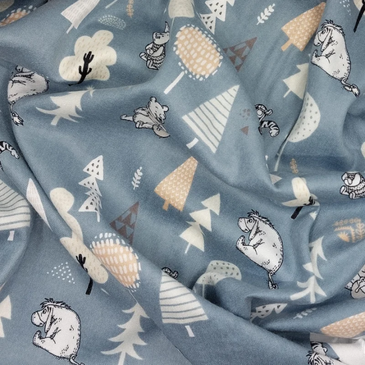 Flanelle Winnie l'ourson - flanelle de coton