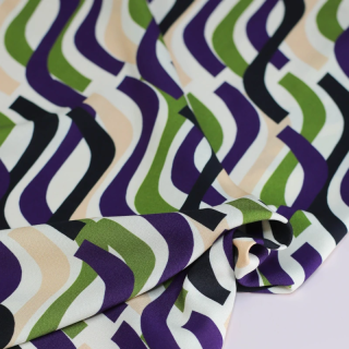 Tissu viscose Slide coloris brise printanière