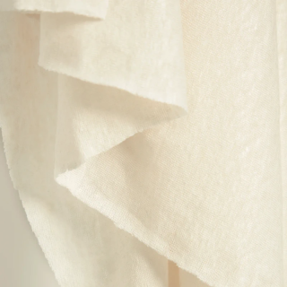 Jersey de lin fin blanc crème Mind the Maker