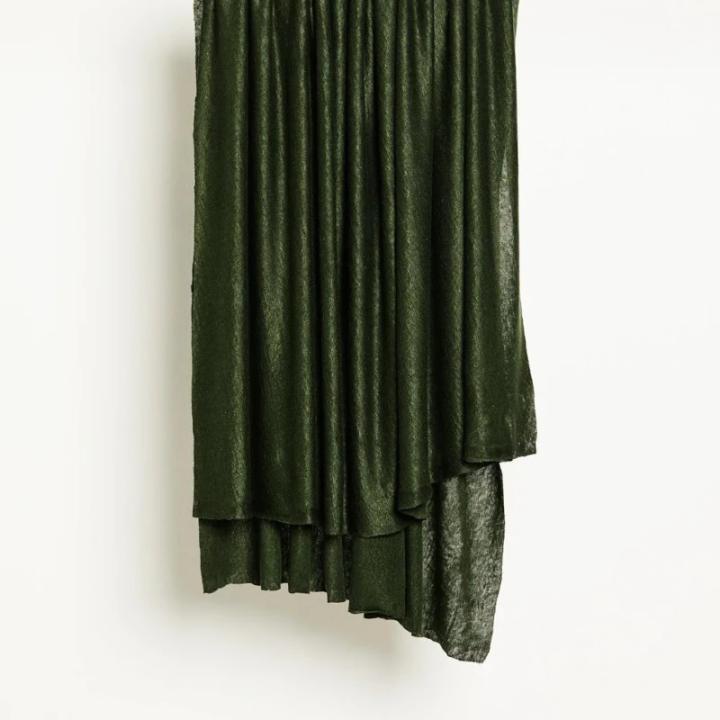 Jersey de lin fin vert kaki Mind the Maker