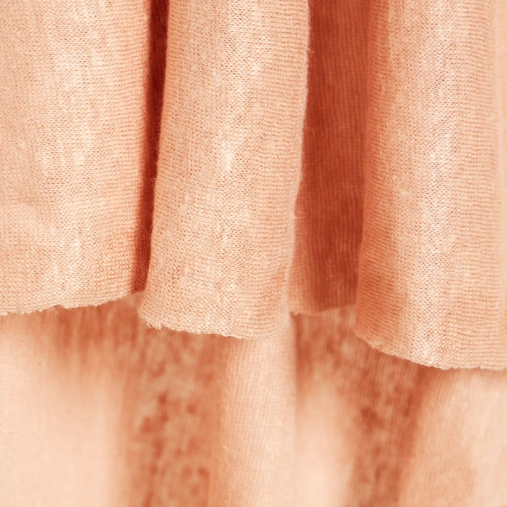 Jersey de lin fin rose saumon Mind the Maker