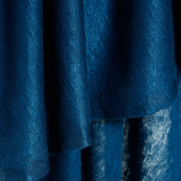 Jersey de lin fin bleu canard Mind the Maker