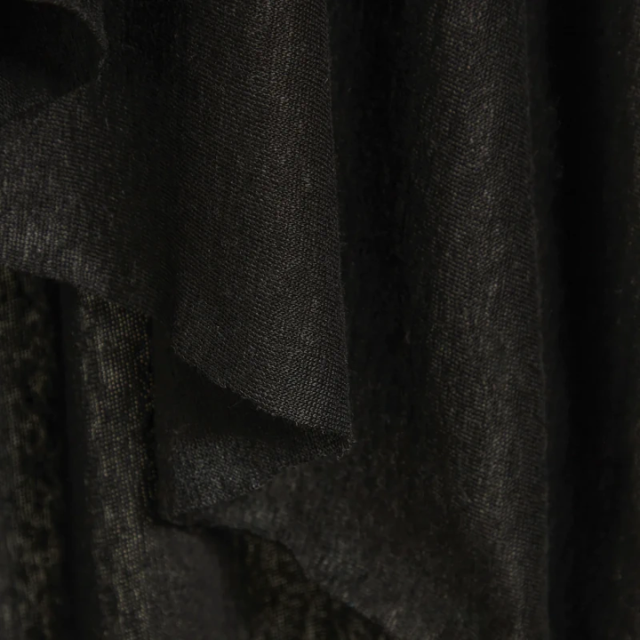 Jersey de lin fin noir Mind the Maker