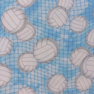 Tissu volleyball en coton
