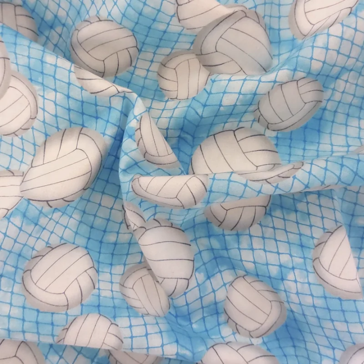 Tissu volleyball en coton