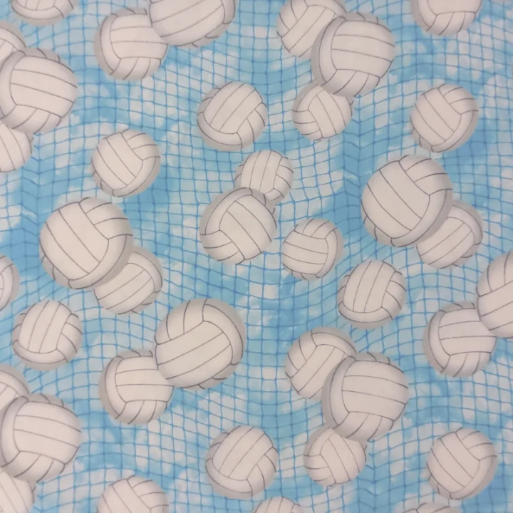Tissu volleyball en coton