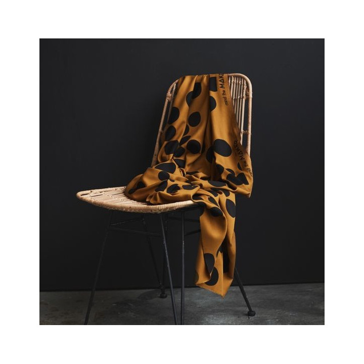 Tissu viscose Mind the Maker About a Dot Gold