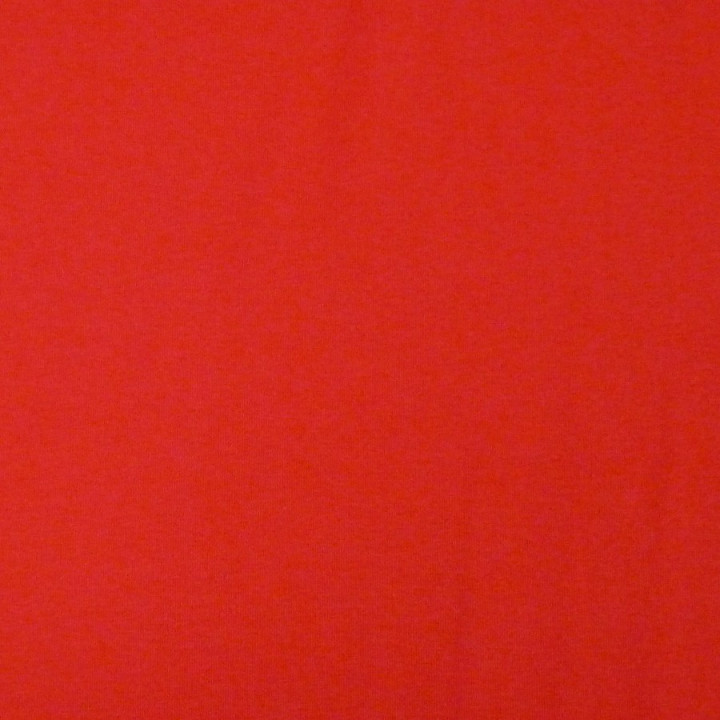 Tissu jersey rouge uni vendu au mètre
