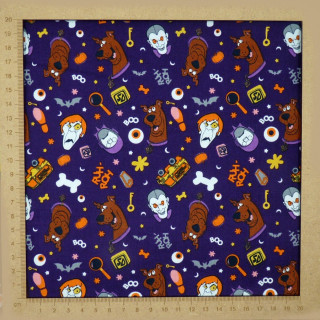 Tissu Halloween Scoubidou