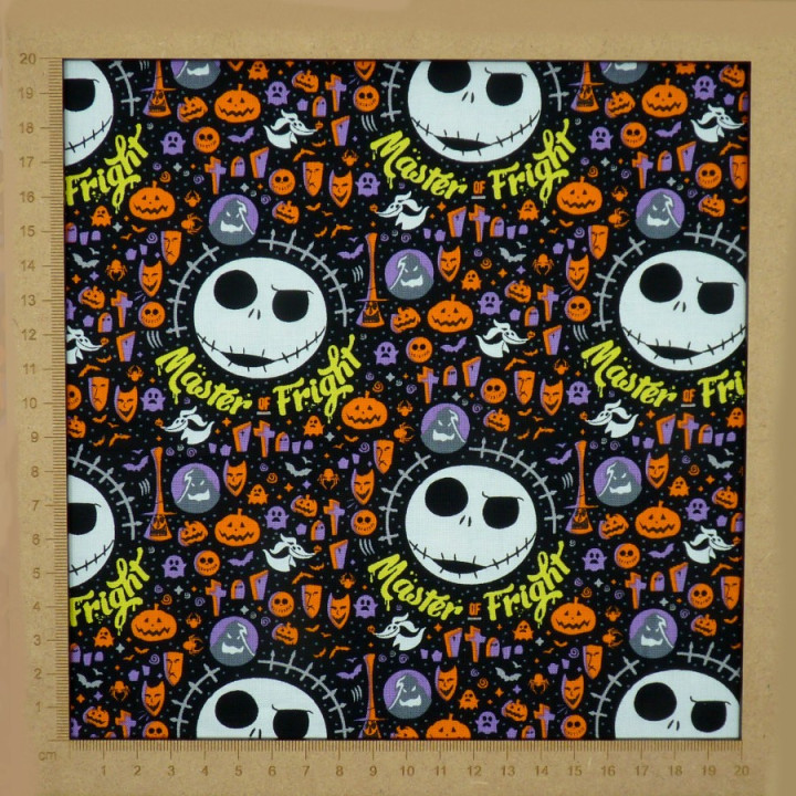 Tissu Halloween L'étrange Noël de Monsieur Jack - coton
