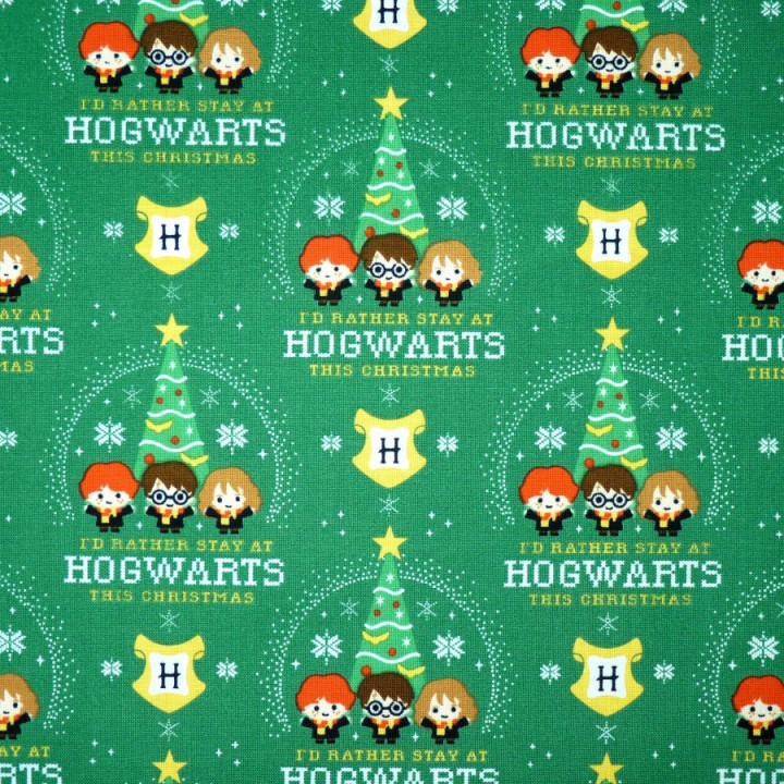 Tissu Noël Harry Potter