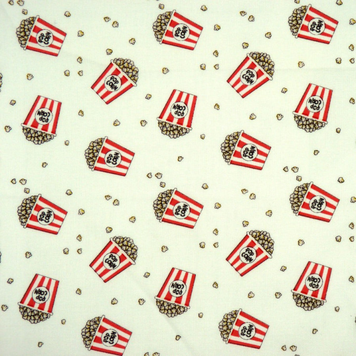Tissu pop corn cinéma