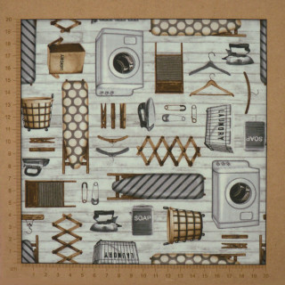 Tissu repassage lingerie - coton