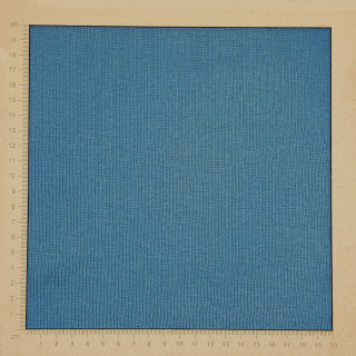 Jersey côtelé bleu canard