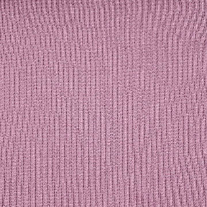 Jersey côtelé mauve parme