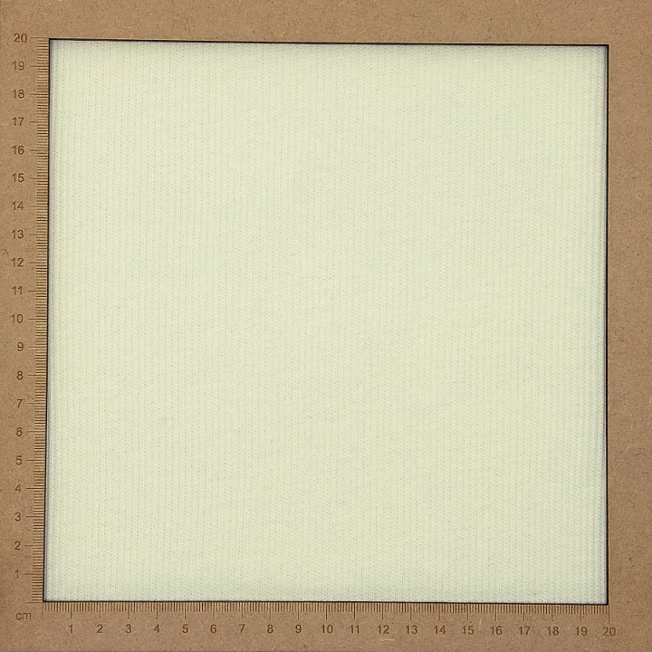 Jersey côtelé banc crème