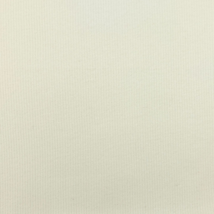 Jersey côte 2/2 blanc crème