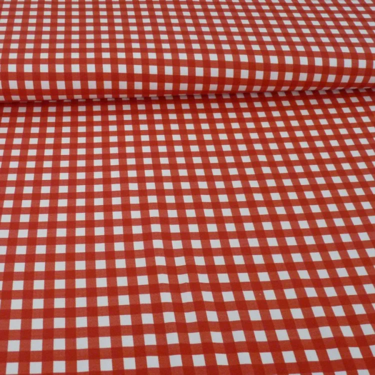 jersey-vichy-rouge Les tissus à carreaux : motifs intemporels en mode et décoration