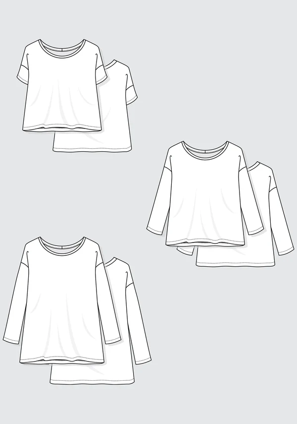hemlock-tee 16 patrons de T-shirts gratuits pour coudre le jersey